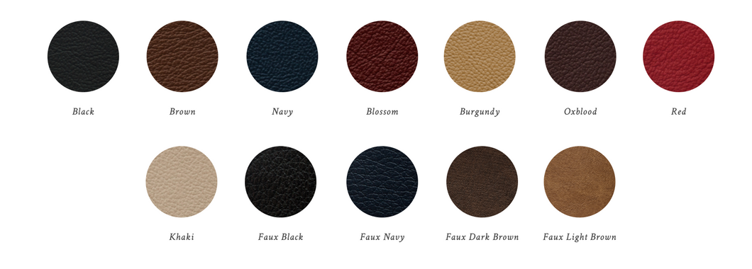 Standard Leather Cover Selection